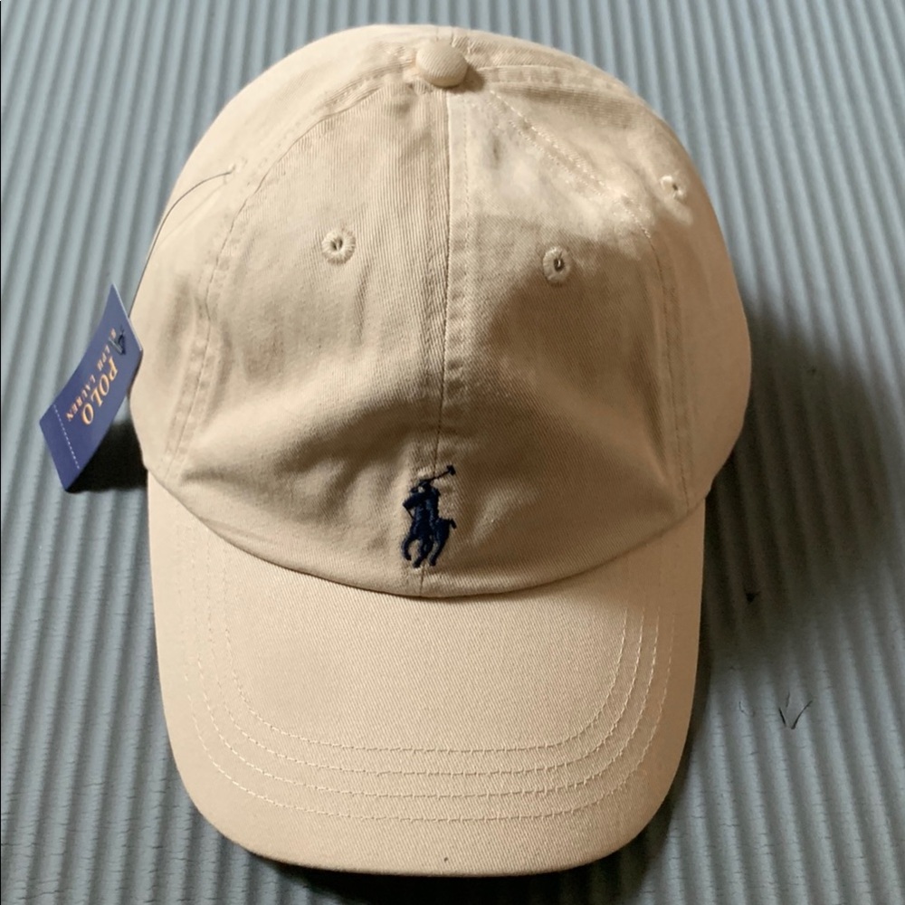 Ralph Lauren Cream Hat Classic Design